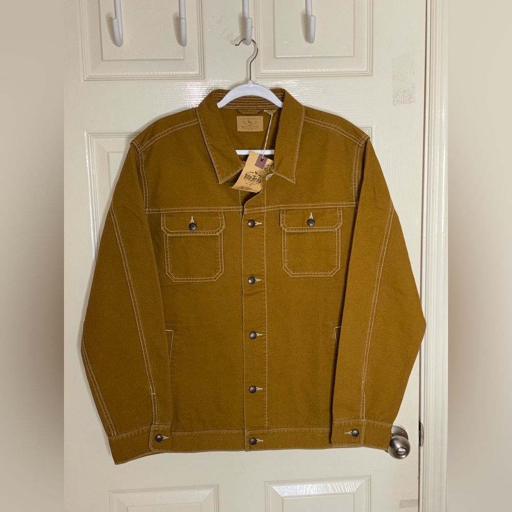RedHead Ranch Durango Snap Front Shirt Jacket Men's Size Large Western - Picture 7 of 12